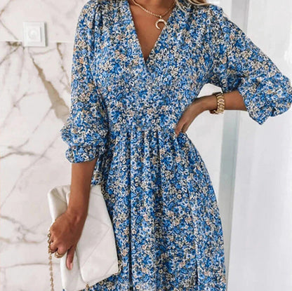 Floral Smocked Mini Dress