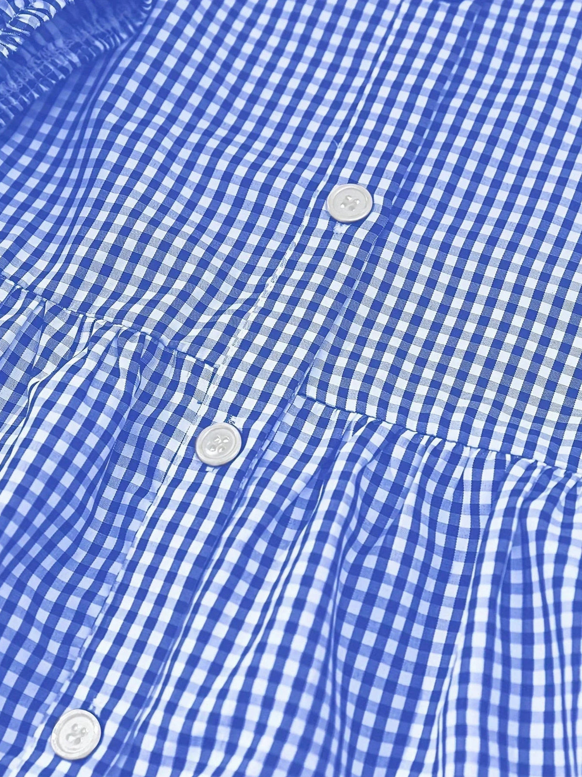 Gingham Tiered Mini Dress