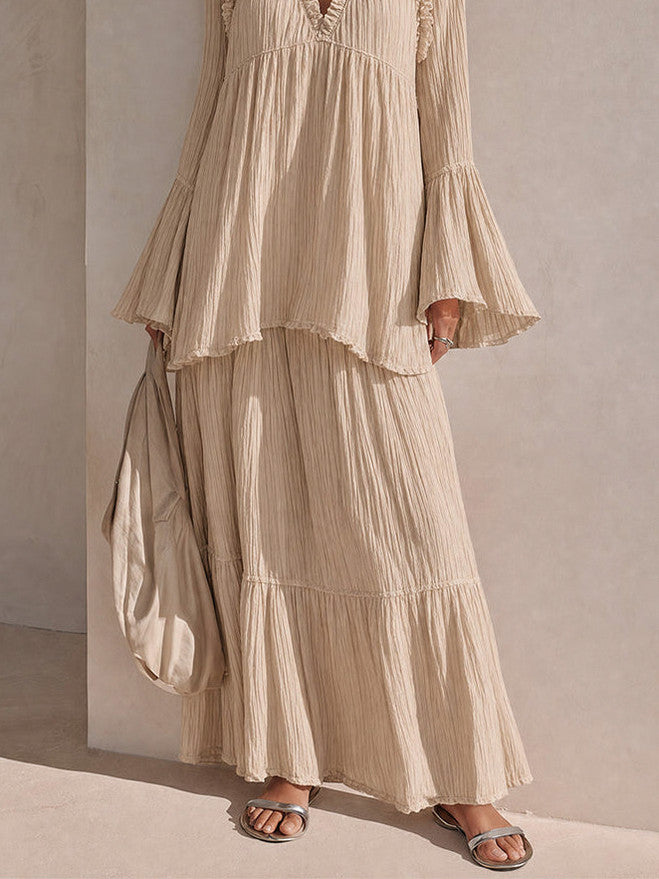 Ruffle Tiered Maxi Dress