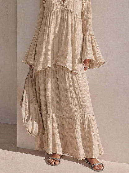 Ruffle Tiered Maxi Dress