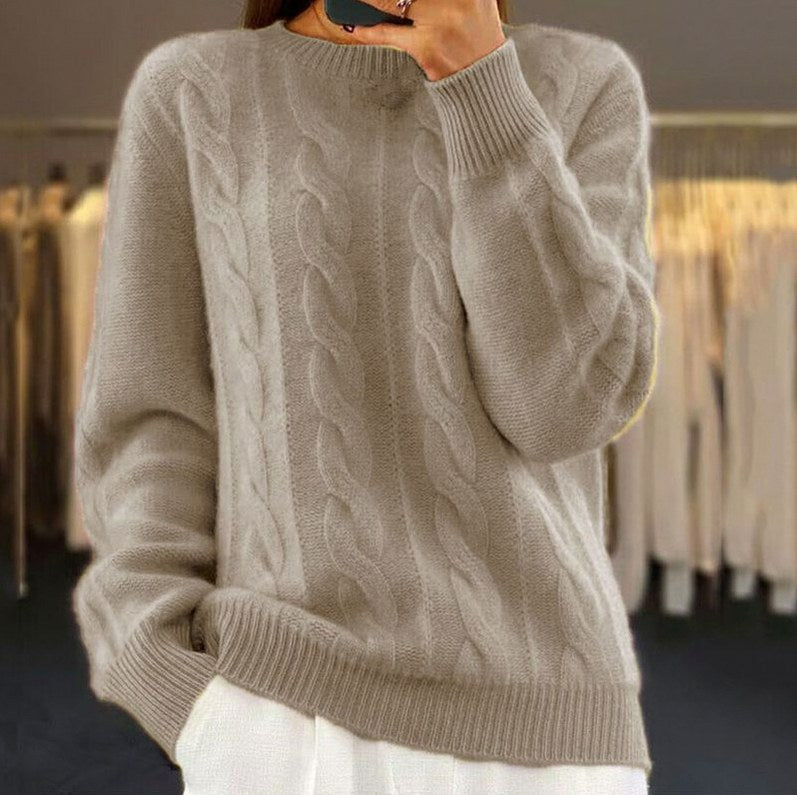 Oversized Cable Knit Jumper