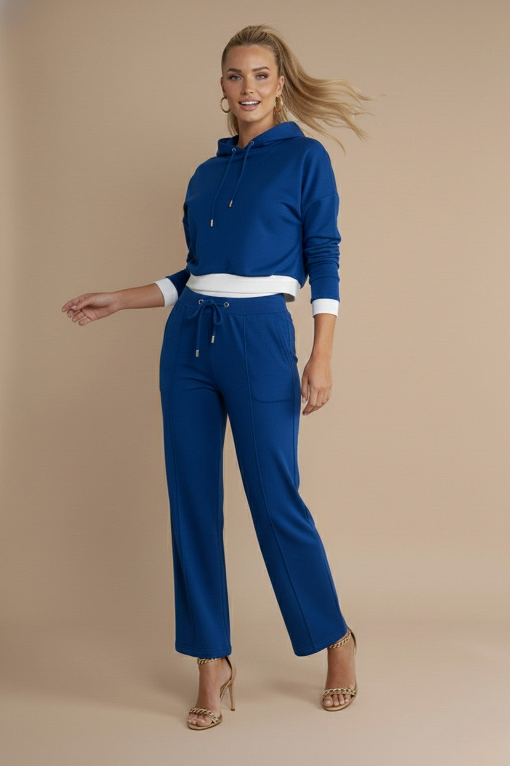 Relaxed Hooded Fleece Jumper
