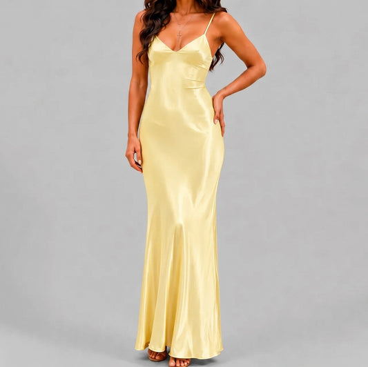 Satin Slip Maxi Dress