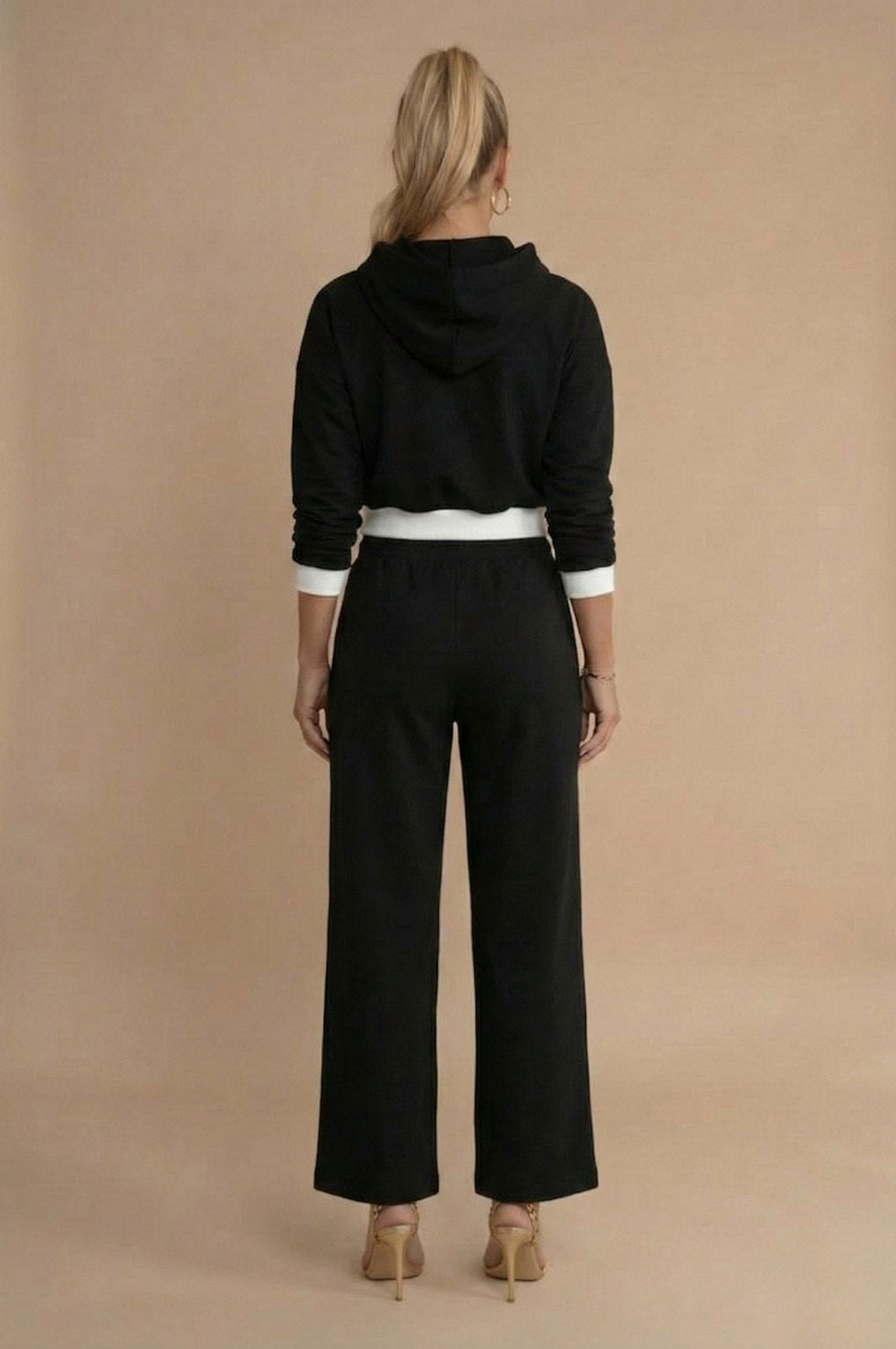 Relaxed Hooded Fleece Jumper