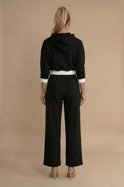 Relaxed Hooded Fleece Jumper