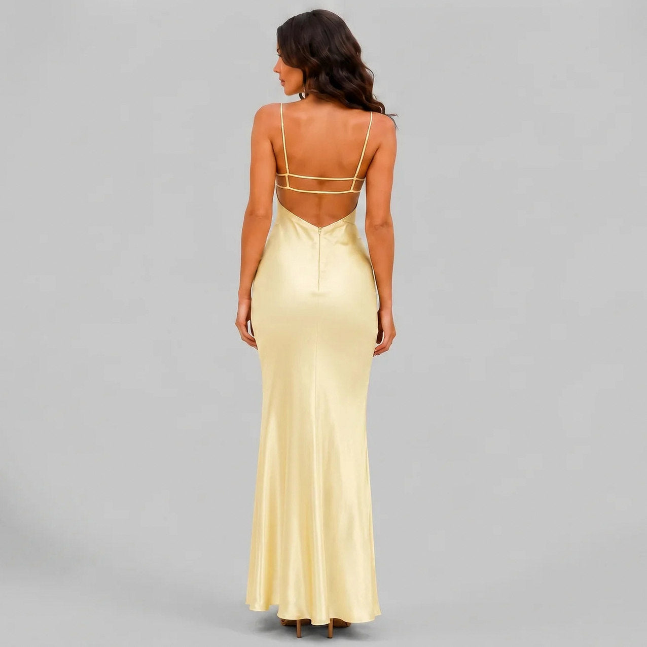 Satin Slip Maxi Dress