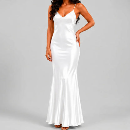 Satin Slip Maxi Dress