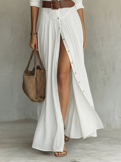 Long Sleeve Ruched Maxi Dress