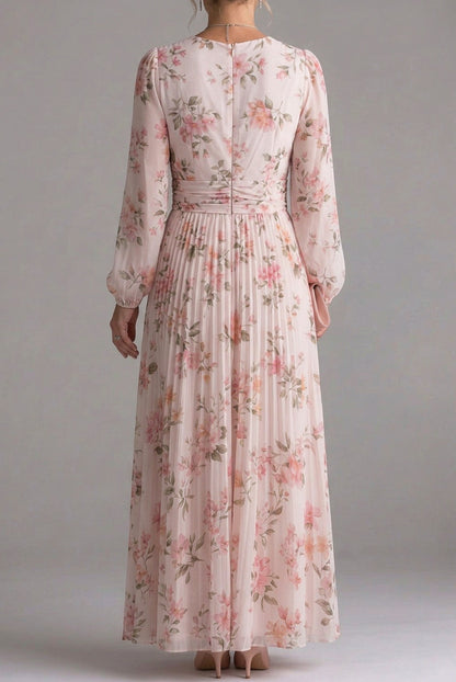 Floral Long Sleeve Maxi Dress