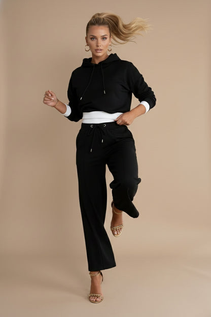 Relaxed Hooded Fleece Jumper