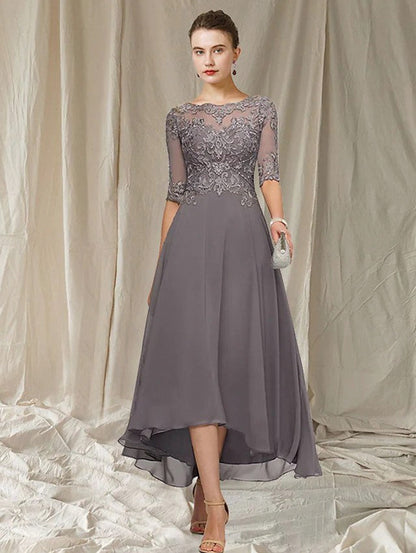 Lace A-Line Midi Dress