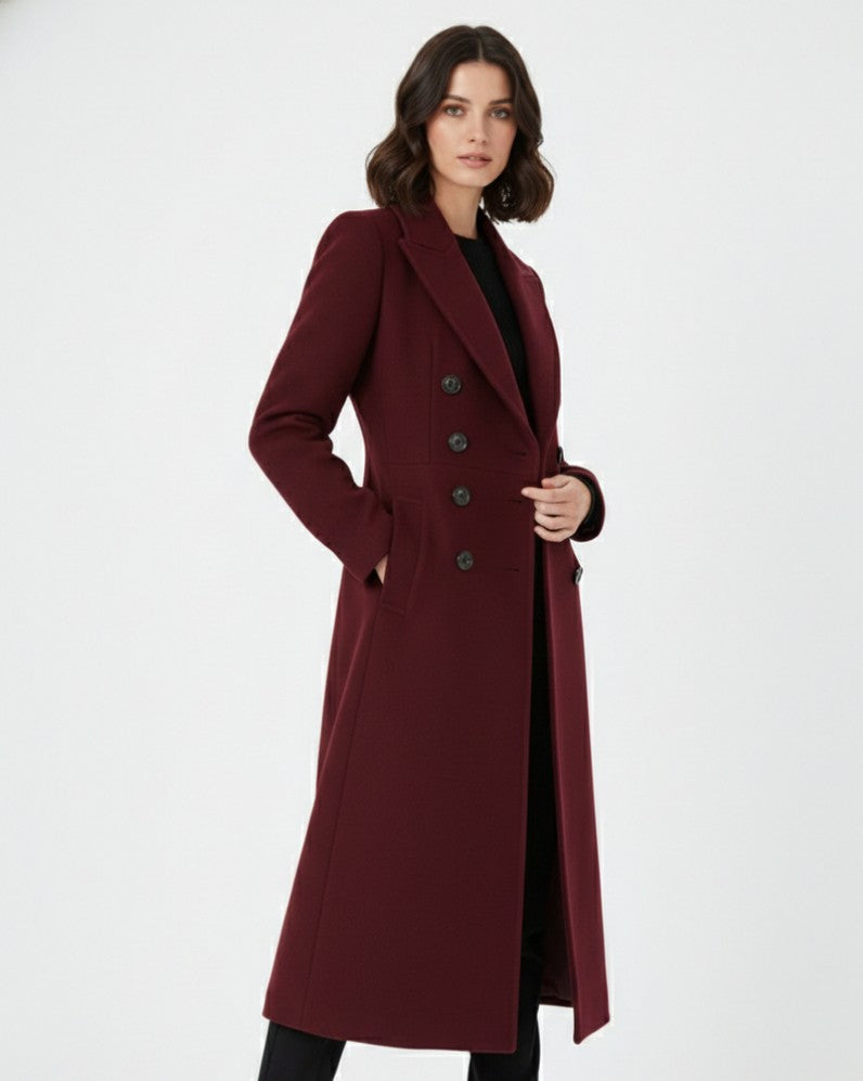 Double Breasted Wool Coat