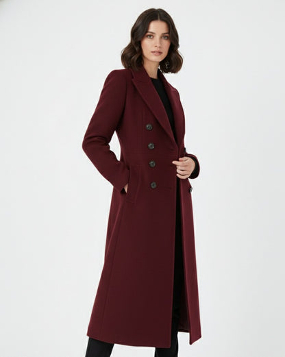 Double Breasted Wool Coat