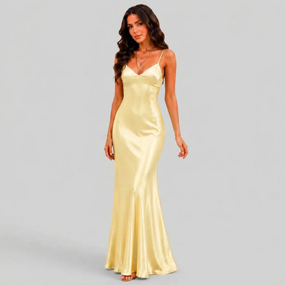 Satin Slip Maxi Dress