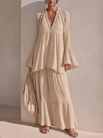 Ruffle Tiered Maxi Dress