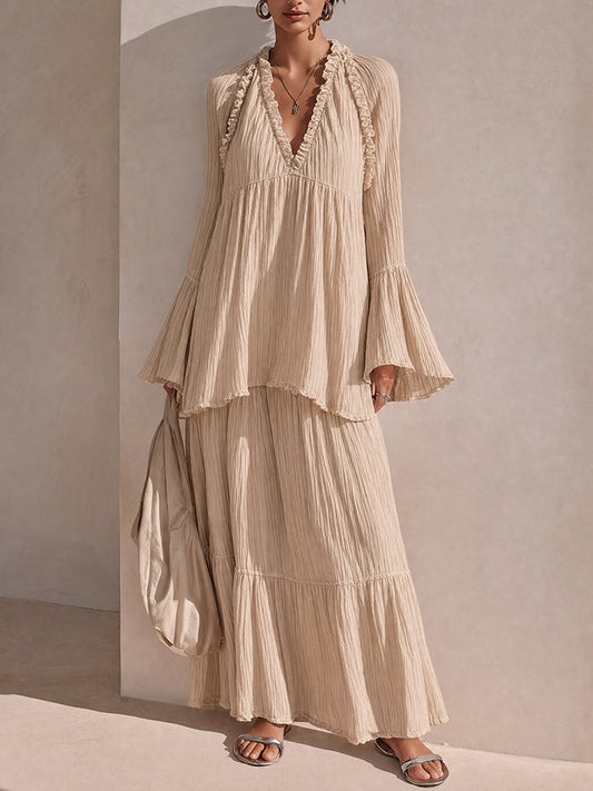 Ruffle Tiered Maxi Dress