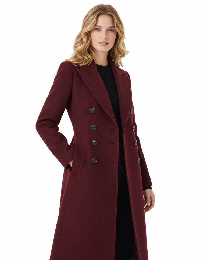 Double Breasted Wool Coat
