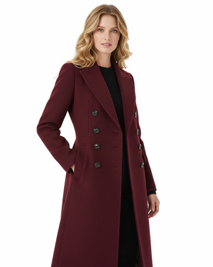 Double Breasted Wool Coat