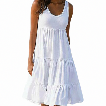 Minimalist Tiered Midi Sundress