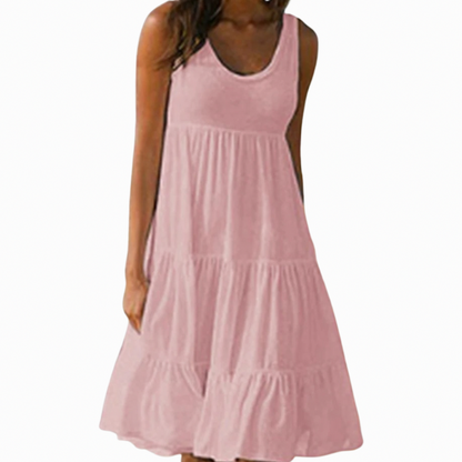 Minimalist Tiered Midi Sundress