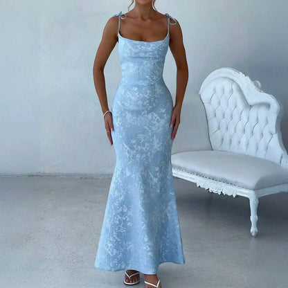 Off Shoulder Lace Maxi Dress