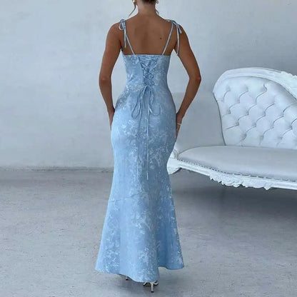 Off Shoulder Lace Maxi Dress