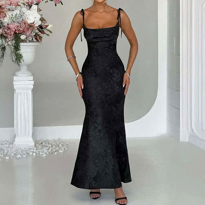 Off Shoulder Lace Maxi Dress