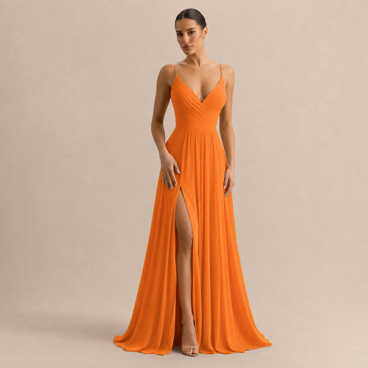 Pleated Sweetheart Formal Maxi Dress