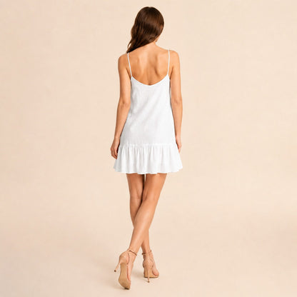 Gauze Tiered Babydoll Sundress